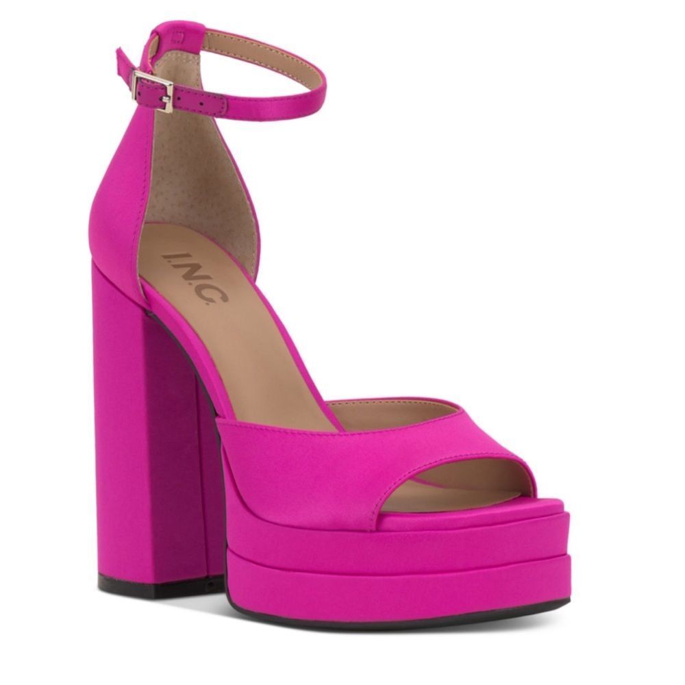 INC International Concepts Pink Platform Heels